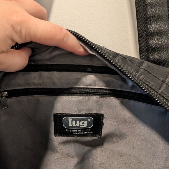 Classic Black Lug Puddle Jumper Tote Bag - Picture 5 of 12